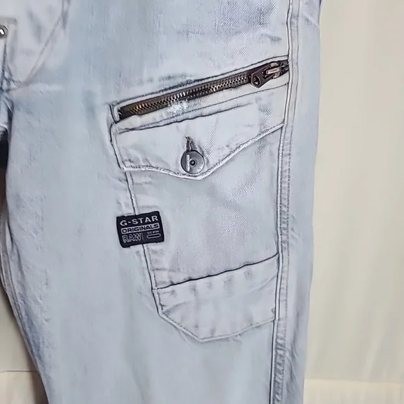 G-Star RAW - NAVY ATTACC STRAIGHT 31X32 JEANS - Picture 2 of 9